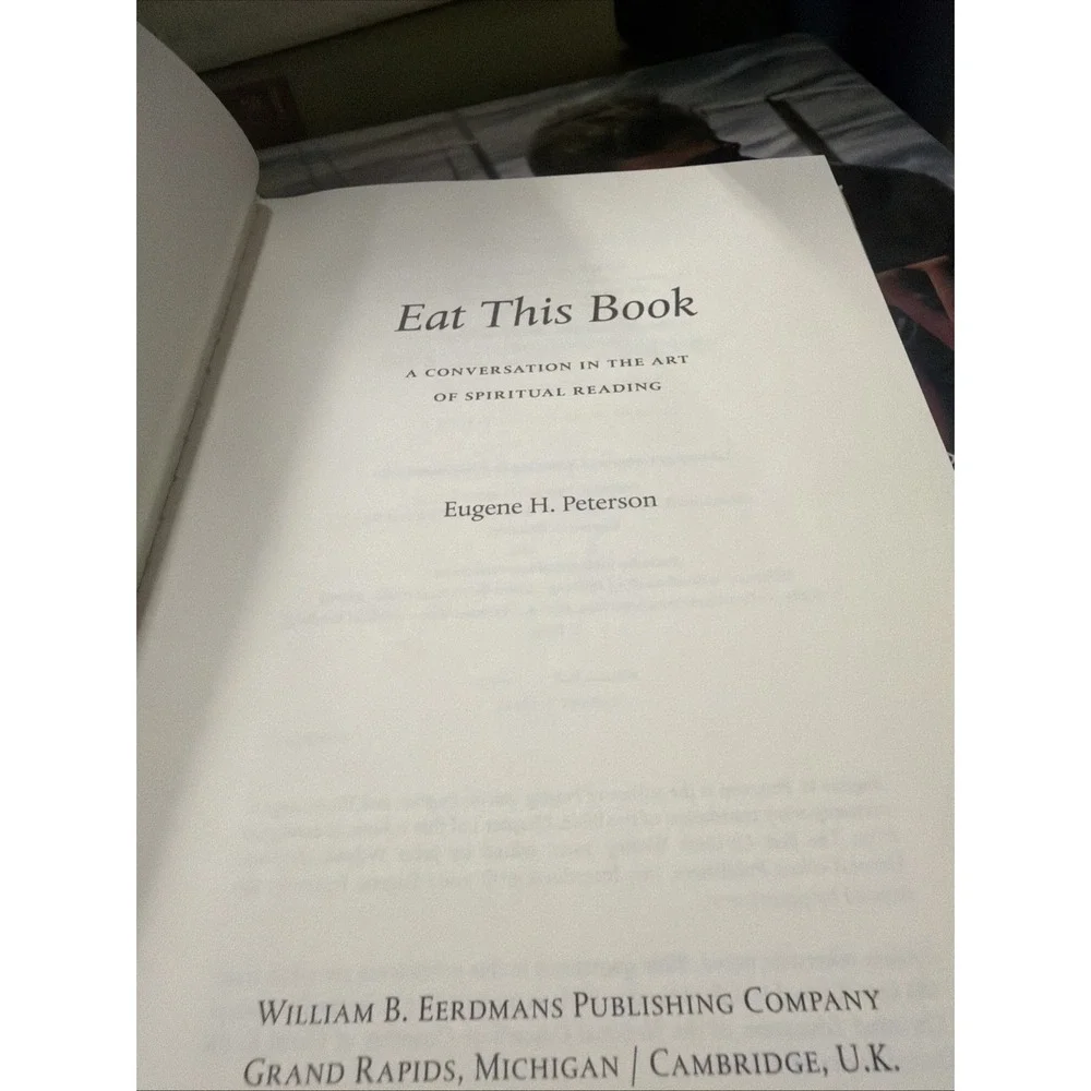 Vintage 2009 Eat This Book A Conversation In The Art Of Spiritual Reading Book